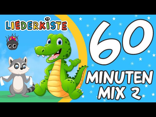 KINDERLIEDER-MIX: 60 MINUTEN Vol 2 - 20 unserer beliebtesten Kinderlieder in einem Mix.