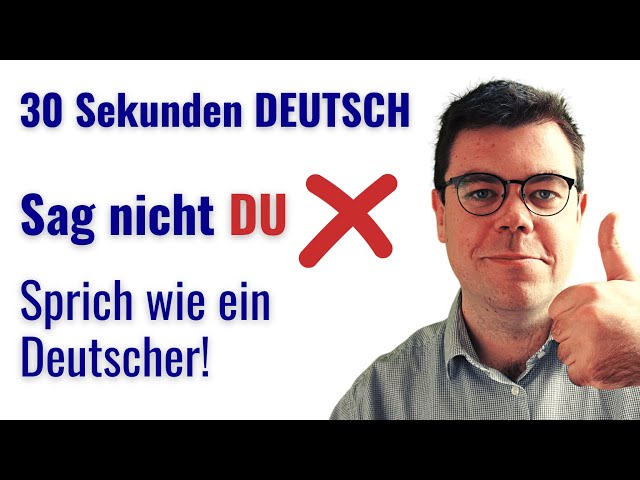 Alltagsdeutsch: Reduzierung von DU | Aussprachetraining | Deutsch besser verstehen