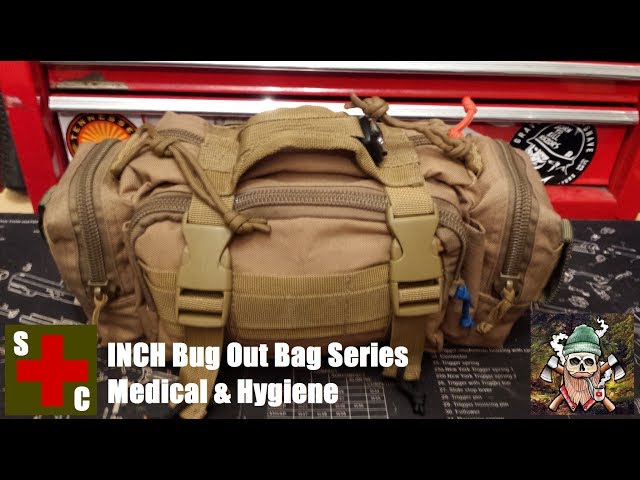 INCH Bug Out Bag Medical and Hygiene