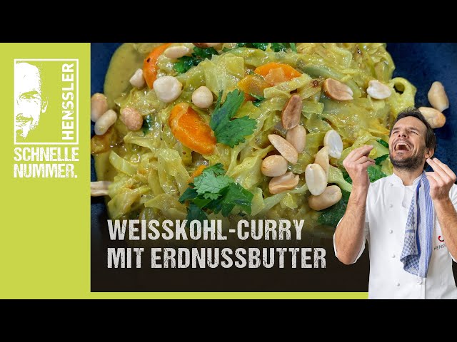 Schnelles Weißkohl-Curry mit Erdnussbutter Rezept von Steffen Henssler | Günstige Rezepte