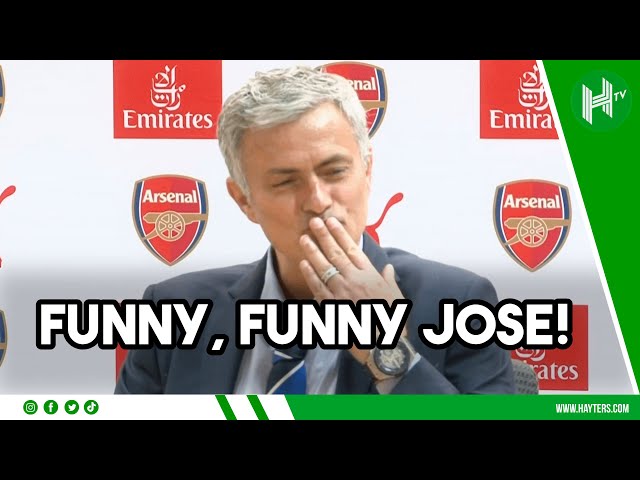 Jose Mourinho’s STICKS THE BOOT into Arsenal | Funny compilation 😂