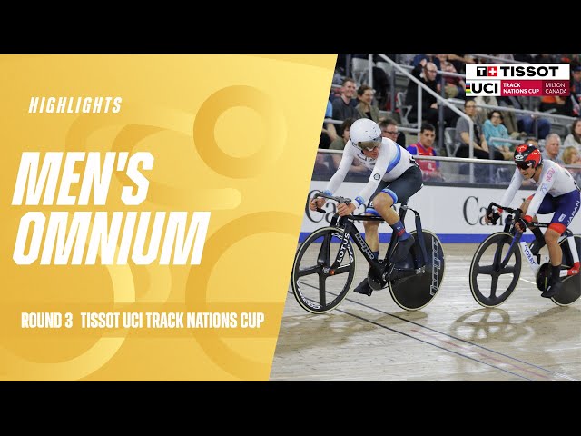 Men's Omnium Highlights - Milton, Canada | 2024 Tissot UCI Track Nations Cup