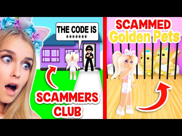 This *SECRET* CODE Got Us In To An EXCLUSIVE SCAMMERS CLUB In Adopt Me! (Roblox)