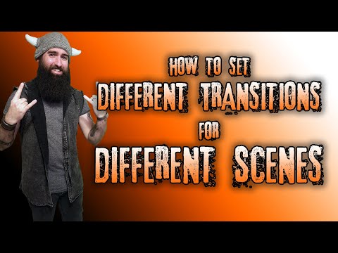 Different Transitions for Different Scenes (Transition Connections) Both SLOBS & OBS
