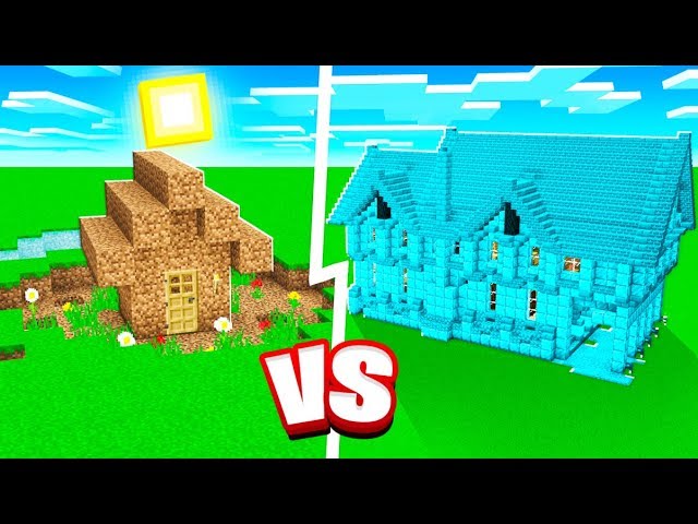 PRO MINECRAFT HOUSE vs NOOB MINECRAFT HOUSE!