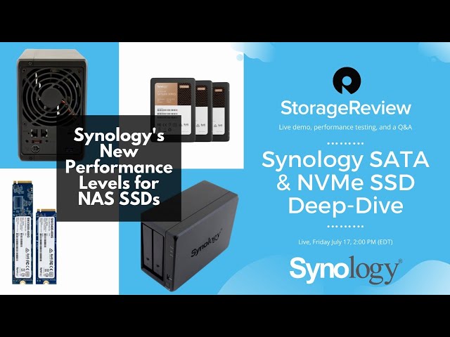 Exploring Synology's New SATA & NVMe SSDs