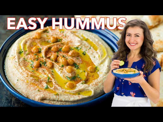 The Best Hummus Recipe - HOW TO MAKE HUMMUS