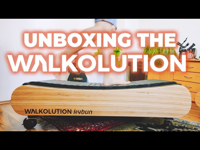 Revolutionize Your Workday: Walkolution Kybun Unboxing (Barefoot Walking Desk)