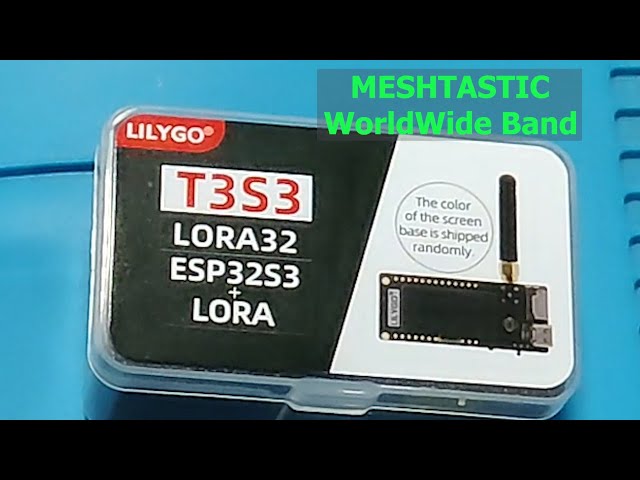 Meshtastic LILYGO T3-S3 SX1280+PA 2.4GHz International WorldWide Band, Overview by Technology Master