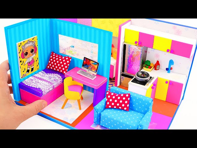 DIY Miniature Dollhouse 4-rooms