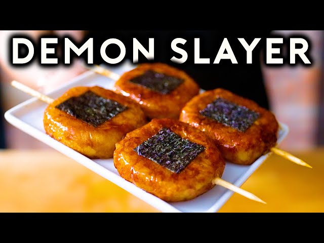 How to Make the Fried Potato Mochi from Demon Slayer | Anime with Alvin