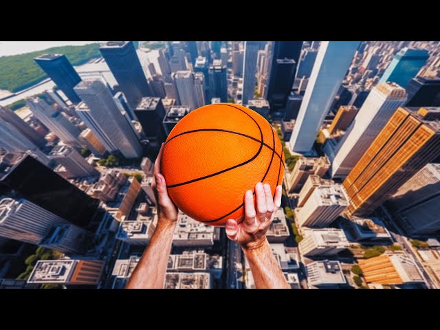 World's Highest Basketball Shot
