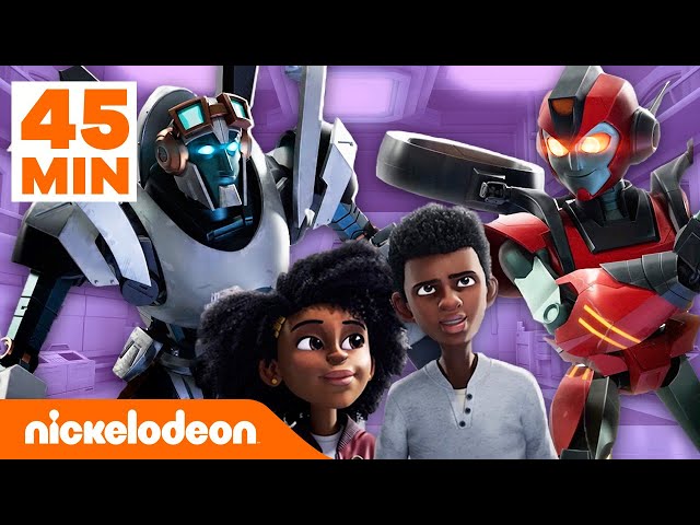 Transformers: Iskra Ziemi | Najlepsze Z Sezonu 1 Przez 45 Minut! | Nickelodeon Polska