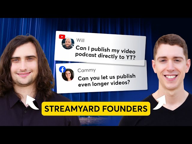 Ask StreamYard - Update To Publish Long-Form Videos (#265)