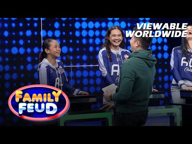 Family Feud: MASYADONG MABILIS SUMAGOT ANG TEAM ARELLANO LADY CHIEFS! (Episode 433)