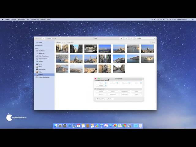 Fotos für Mac OS X - Sterne Bewertungen in Fotos App von Apple selber bauen