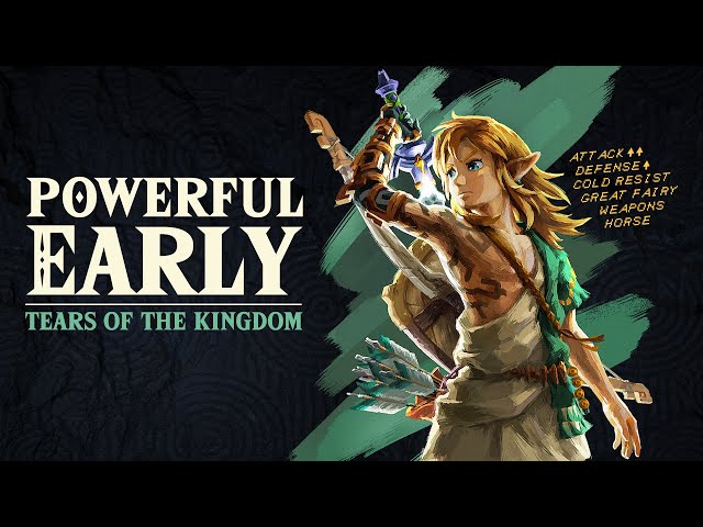 Tears Of The Kingdom | Get Link “OVERPOWERED” At The Very Beginning