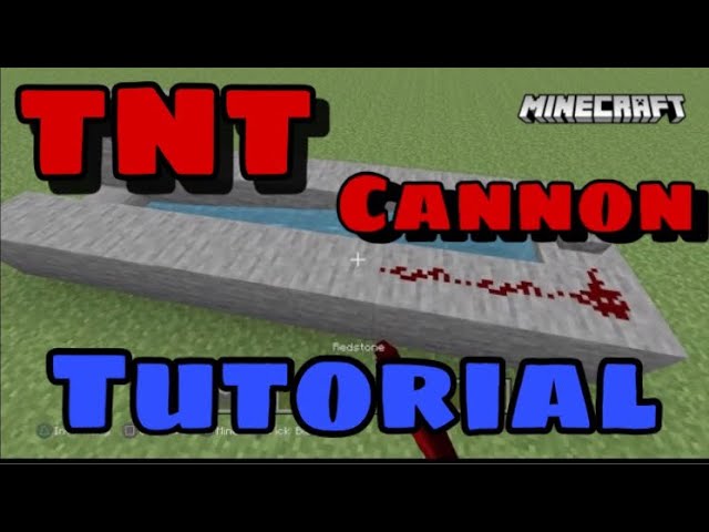 Minecraft TNT Cannon Tutorial