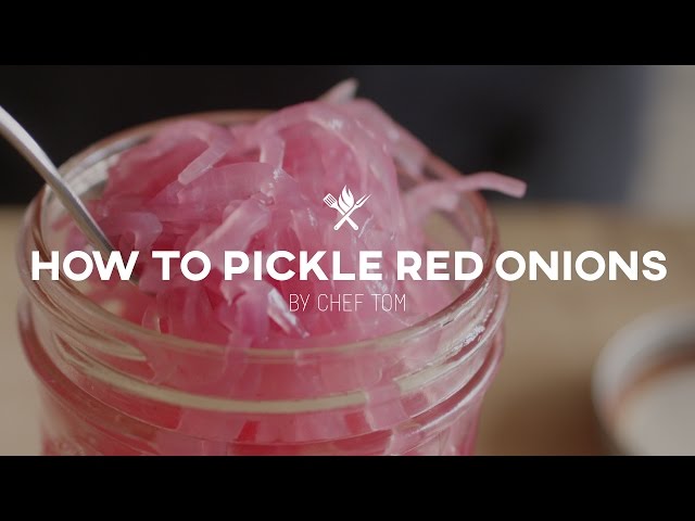 Simple Pickled Red Onions | Tips & Techniques by All Things Barbecue