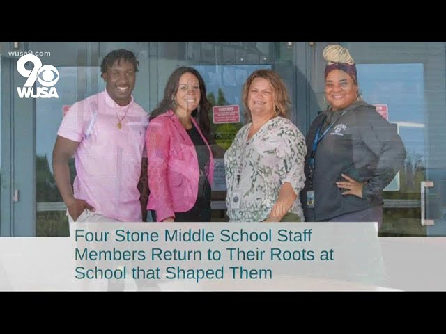 At this Fairfax County middle school, there's a reunion every day