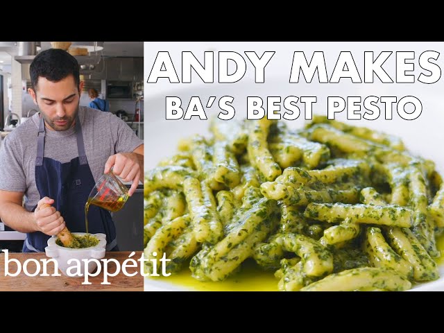 Andy Makes BA's Best Pesto | From the Test Kitchen | Bon Appétit