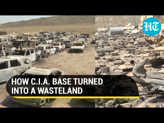Watch: How US CIA's last base in Kabul looks now. Burnt cars, useless ammo | Taliban takeover