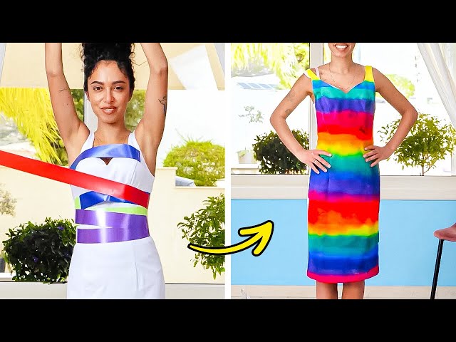 Brilliant Clothes transformations with simple cuts