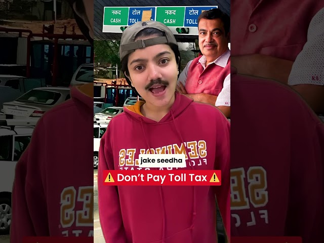 Don’t Pay Toll Tax #nhai #nitingadkari