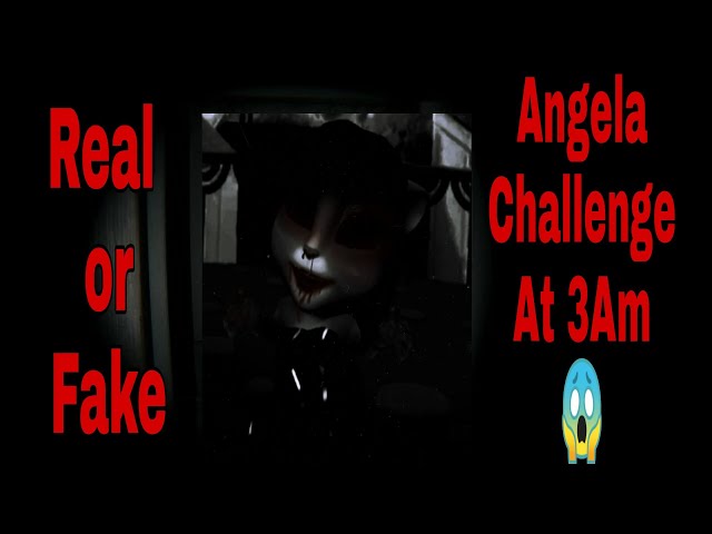 Haunted Angela Challenge || horror game || at 3am Its too scary 😱