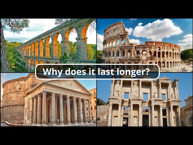 Hubris and concrete: Why Roman concrete last so long?