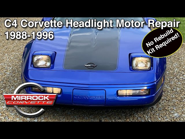 C4 Corvette Headlight Motor Repair, No rebuild kit required 1988-1996