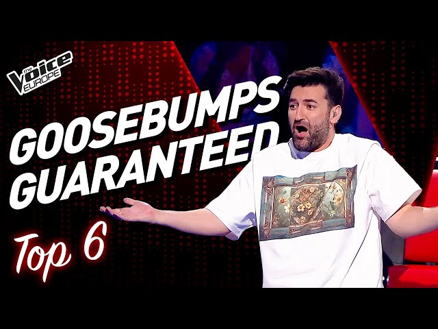 GOOSEBUMPS Guaranteed from These Blind Auditions on The Voice! | TOP 6