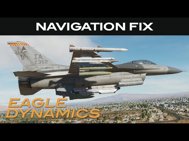 DCS: F-16C Viper | Navigation Updating with FIX Taking