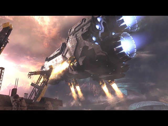 Hold Trigger to fire MAC Cannon / The Pillar Of Autumn - Destroy Covenant Cruiser / Halo reach
