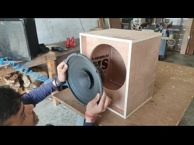 Speaker Cabinet making Procces || how to make a speaker box at home