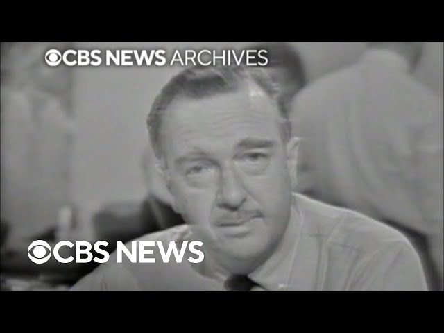 From the archives: Walter Cronkite reports on John F. Kennedy's assassination on Nov. 22, 1963