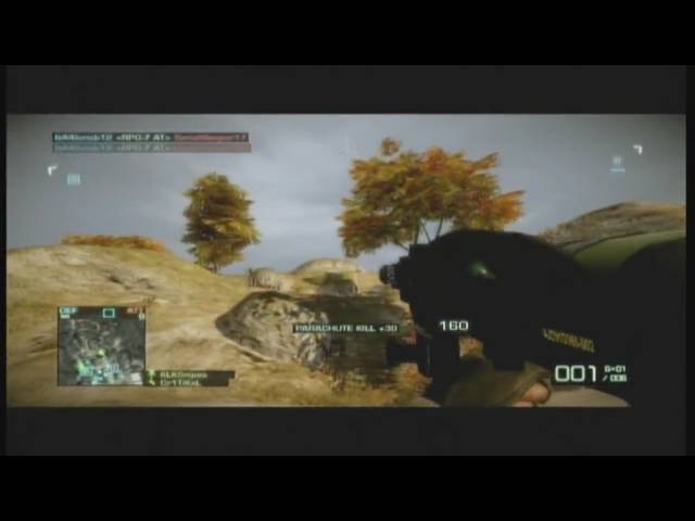 Battlefield BC 2 Fun Tactics- Parachuting