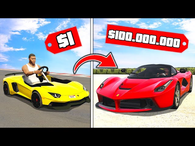AUTO de $1 vs AUTO de $100.000.000 en GTA 5