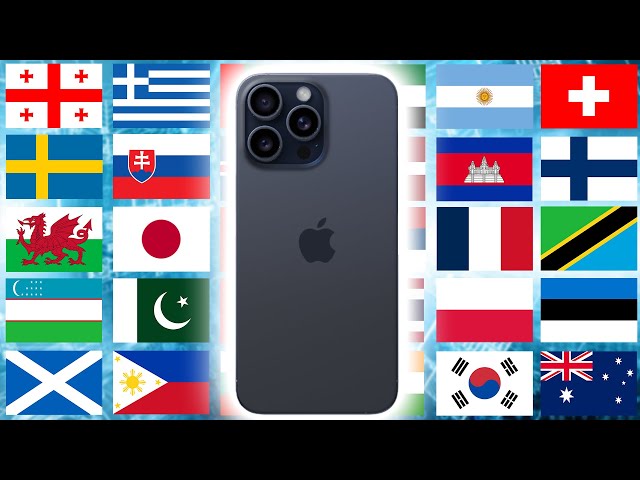 iPhone 15 in 70 Languages Meme
