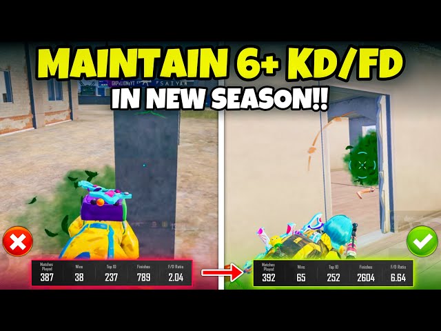 THIS IS HOW YOU CAN EASILY MAINTAIN 6.50+ KD/FD IN BGMI🔥Tips/Tricks | Mew2.