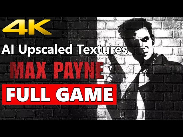 Max Payne 1 Full Walkthrough Gameplay - No Commentary 4K (PC Longplay)