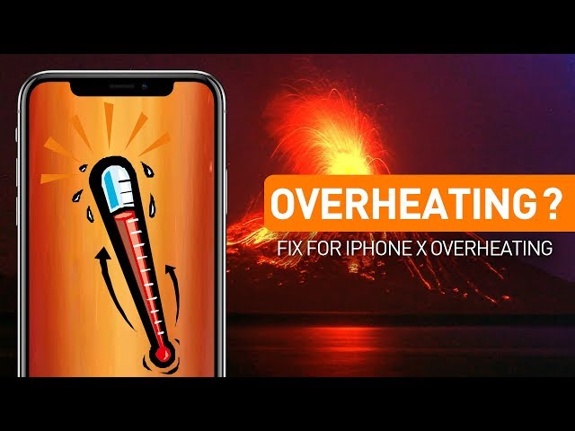 The Real Fix for iPhone X Overheating Issue - Physical Cooling Down (4K Video)