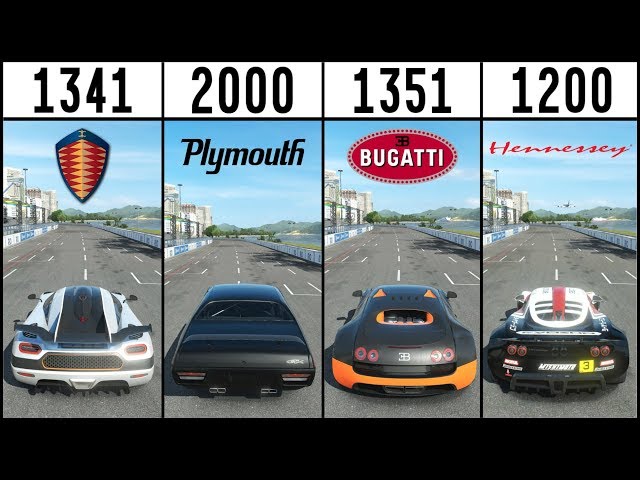 Forza 7 - EPIC 5800HP DRIFT BATTLE - Koenigsegg VS Hennessey VS Bugatti VS Fast & Furious Plymouth
