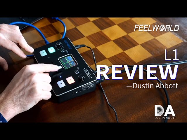 FEELWORLD  L1 Multicamera Video Switcher & USB Streaming Deck Review-@DustinAbbottTWI