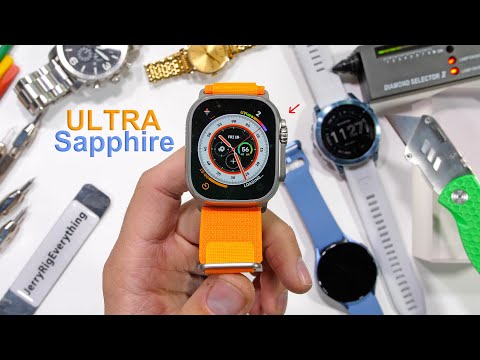 Does the Apple Watch Ultra use REAL Sapphire!? - (Plus hidden solar!)