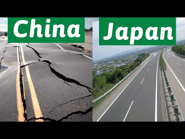 China roads are often renovated, but Japan is always new Is China's infrastructure capability really