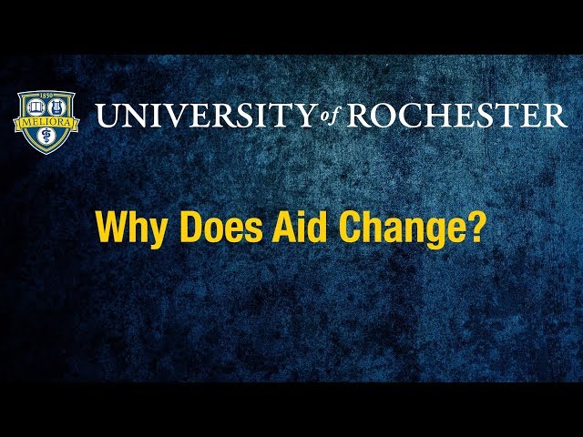 Why Aid Changes