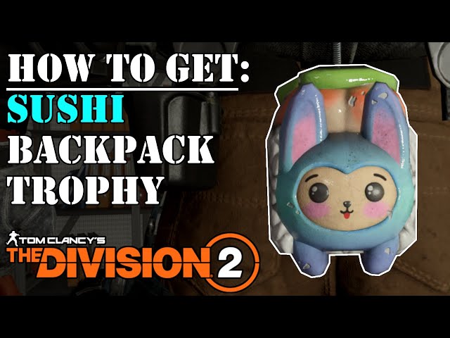 Central Aquarium - Backpack Trophy (Classified Assignment) | The Division 2