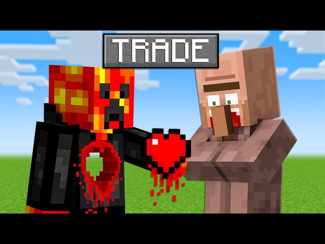 Minecraft But You Can Trade Your Hearts