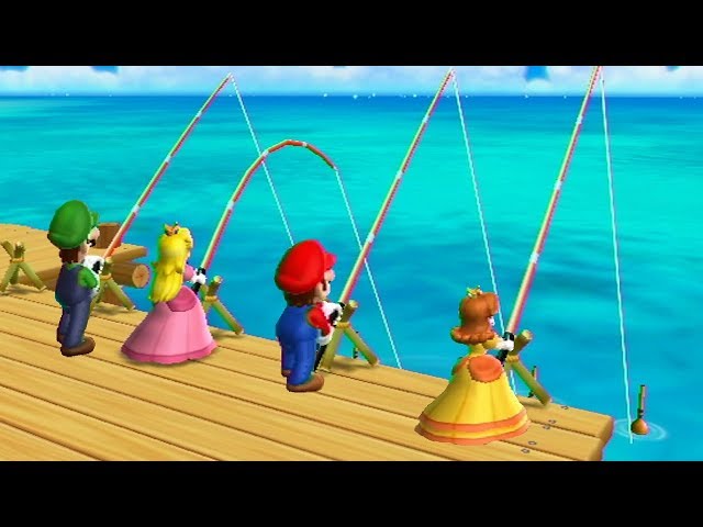 Mario Party Games - Fishing Minigames